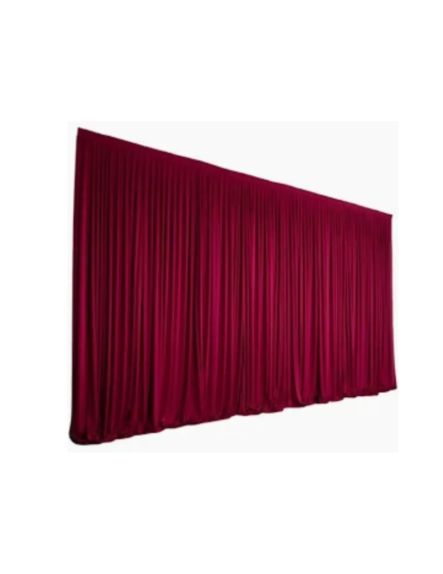 Rideaux rouges